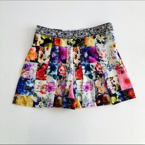 Anthropologie Ranna Gill Garden Pleated Shorts